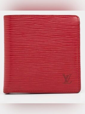 Louis Vuitton Epi Leather Bifold Wallet in Red in EUC (Retail Price $1,250 CAD)